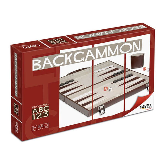 Joc Table/Backgammon premium in geanta de piele, Cayro, Cayro - Publisol.ro