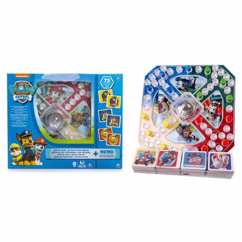 Jocul cu zaruri si memory game patrula catelusilor, Spin Master - Publisol.ro
