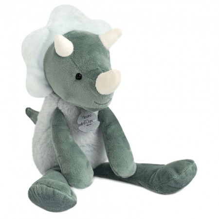 Jucarie moale din plus - Dinozaur, 30 cm, verde - Histoire d'Ours - Publisol.ro