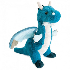 Jucarie moale din plus - Dragon, 25 cm, verde - Histoire d'Ours
