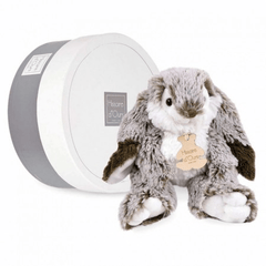 Jucarie moale din plus - Iepurasul Marius, 20 cm, gri - Histoire d'Ours - Publisol.ro