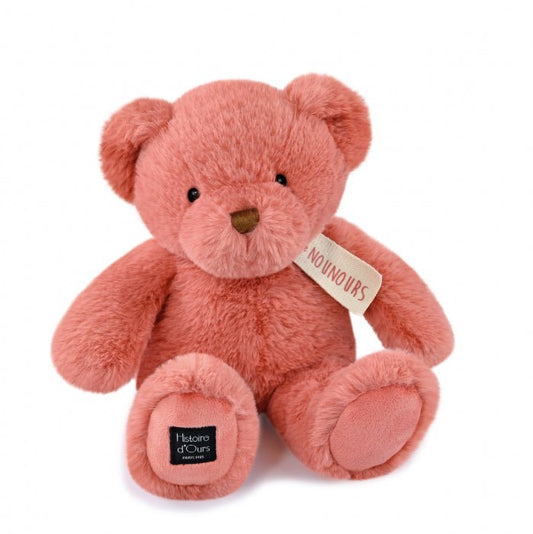Jucarie moale din plus - Ursulet, 28 cm, roz - Histoire d'Ours - Publisol.ro