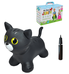 Jucarie saltareata gonflabila JUMPY - Pisica neagra - Gerardo Toys - Publisol.ro