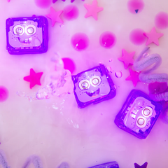 Jucarie senzoriala luminoasa Lumi - Glo Cube, mov - Glo Pals