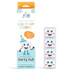 Jucarie senzoriala luminoasa Party - Glo Cube, multicolor - Glo Pals - Publisol.ro