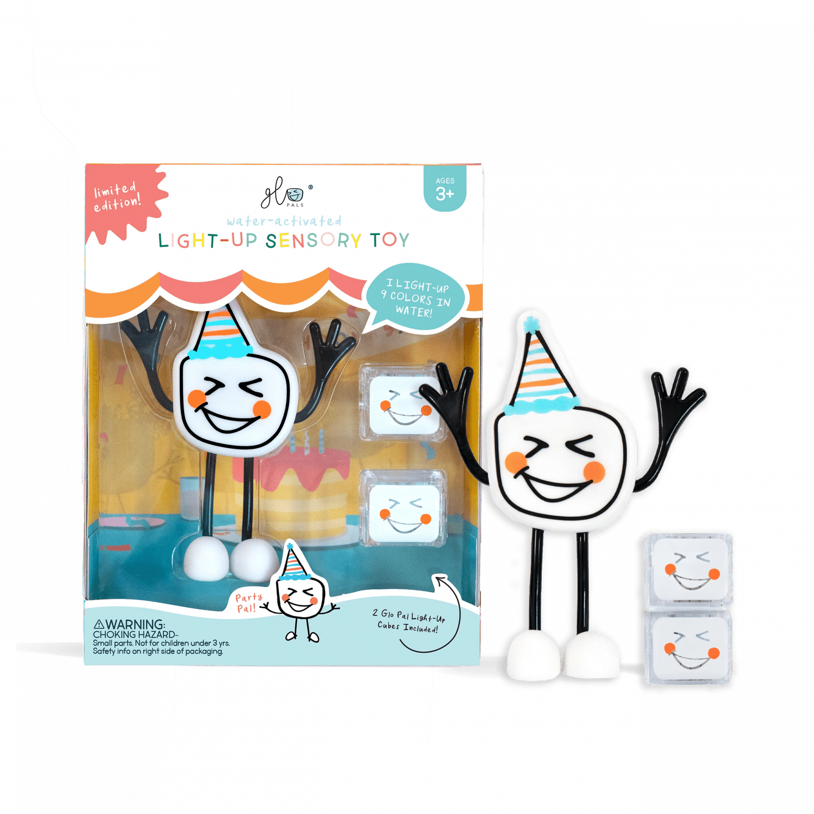Jucarie senzoriala luminoasa Party Glo Pal, multicolor - Glo Pals - Publisol.ro