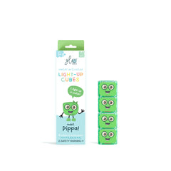 Jucarie senzoriala luminoasa Pippa - Glo Cube, verde - Glo Pals