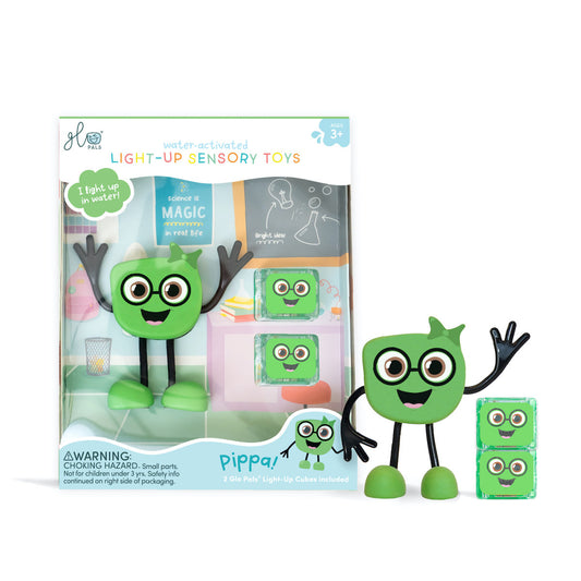 Jucarie senzoriala luminoasa Pippa - Glo Pal, verde - Glo Pals