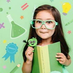 Jucarie senzoriala luminoasa Pippa - Glo Pal, verde - Glo Pals