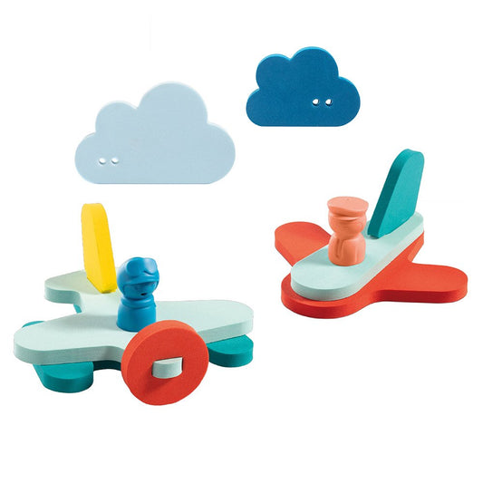 Jucarii de baie din spuma, Up in the air, Quut Toys - Publisol.ro