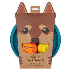 Jucarii pentru caini - Waboba Woofpack 3 in 1, frisbee si 2 mingi, Waboba - Publisol.ro