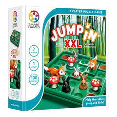 Jump In' XXL, joc de logica cu 100 de provocari, 7+ ani, editie internationala, Smart Games - Publisol.ro