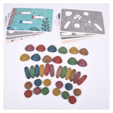 Junior Rainbow Eco - Pebbles, set de activitati cu pietricele, Edx Education - Publisol.ro