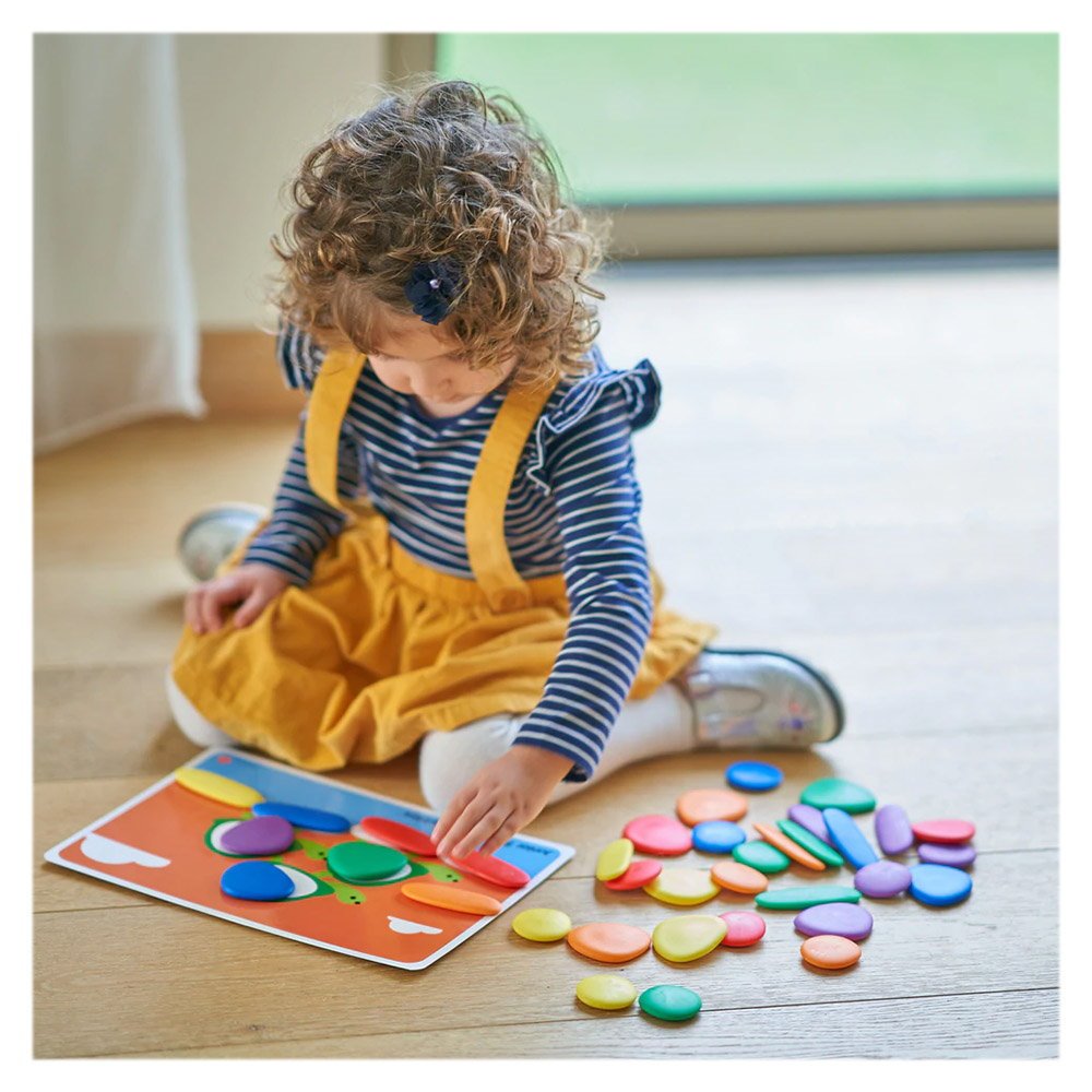 Junior Rainbow Pebbles, set de activitati cu pietricele, Edx Education - Publisol.ro