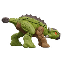 Jurassic world fierce changers double danger dinozaur transformabil tyrannosaurus rex si ankylosaurus maro, Mattel - Publisol.ro