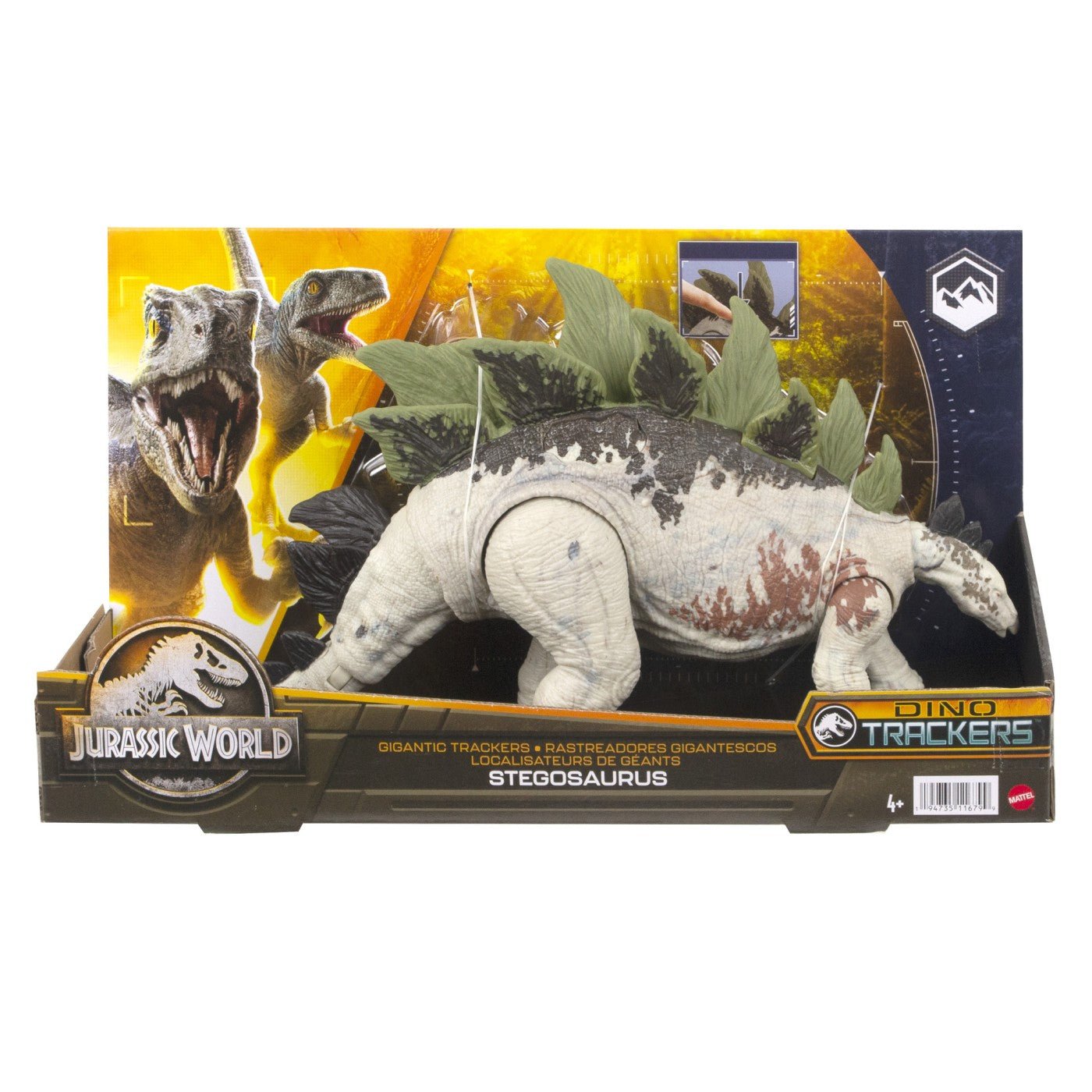 Jurassic world gigantic trackers dinozaur stegosaurus - Publisol.ro