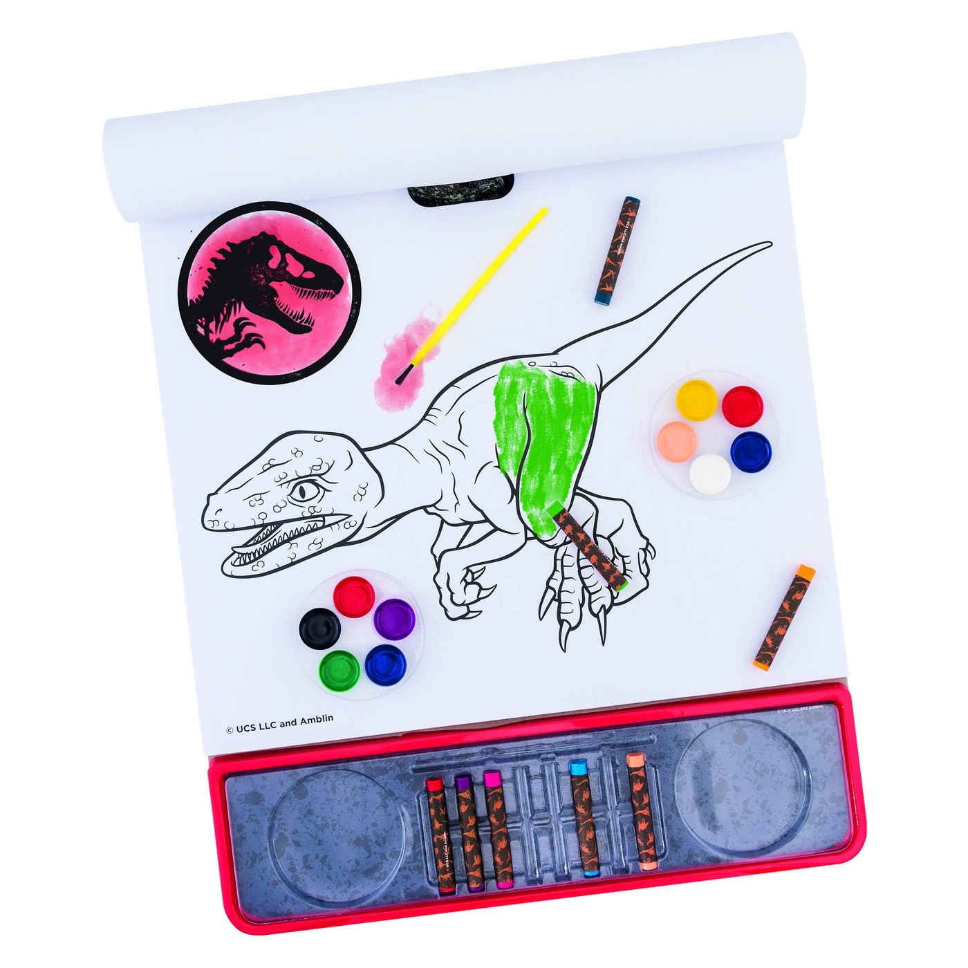 Jurassic world set pentru desen giga block 4 in 1, AS - Publisol.ro
