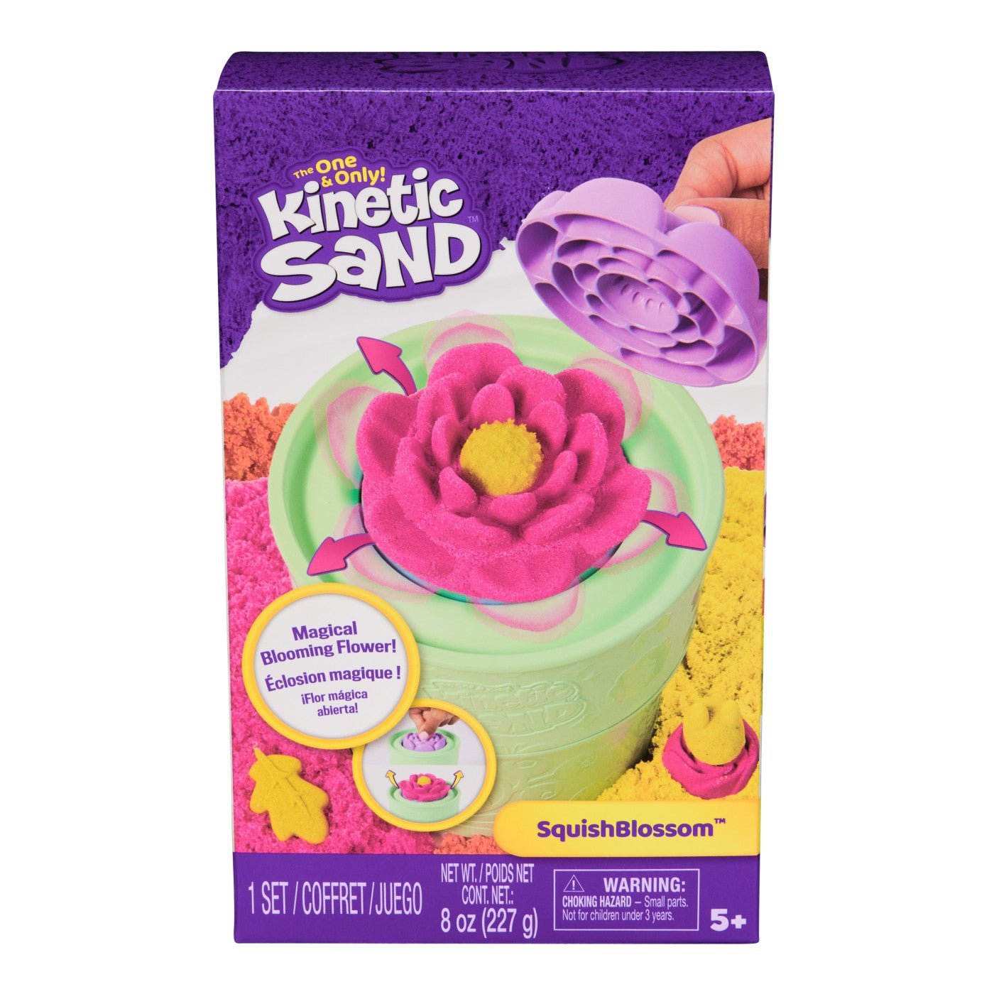 Kinetic Sand floare squish blossom - Publisol.ro