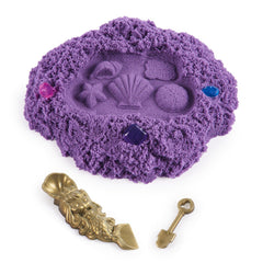 Kinetic sand mermaid treasure cu sclipici, Spin Master - Publisol.ro