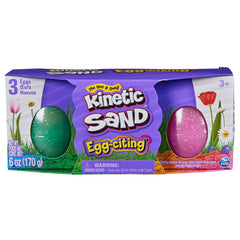 Kinetic sand pachet 3 oua cu surpriza, Spin Master - Publisol.ro