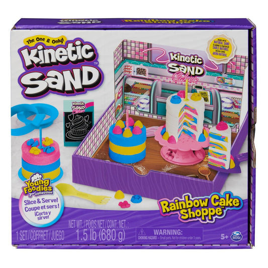 Kinetic sand set nisip cofetaria curcubeu, Spin Master - Publisol.ro