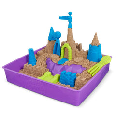 Kinetic sand set regatul nisipului de plaja , Spin Master - Publisol.ro