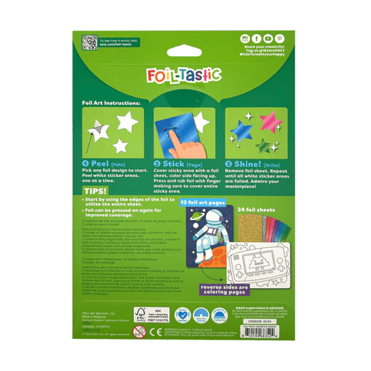 Kit Arta cu folie Foil - tastic - Gadgets Gizmos - Ooly - Publisol.ro