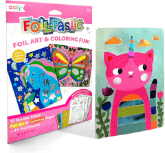 Kit Arta cu folie Foil - tastic - Whimsical World - Ooly - Publisol.ro