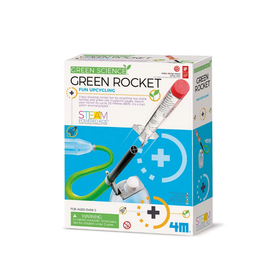 Kit constructie Racheta ecologica, Stiinta Verde - Green Science - 4M