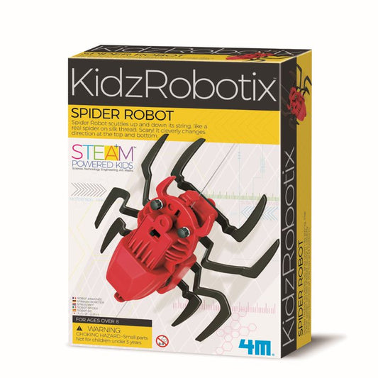 Kit constructie robot - Spider Robot, Kidz Robotix - 4M