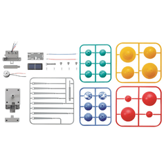 Kit constructie Sistemul solar, Stiinta Verde - Green Science - 4M - Publisol.ro