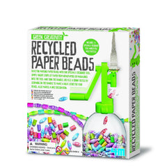 Kit creativ - Margele din hartie reciclata, Green Creativity - 4M - Publisol.ro