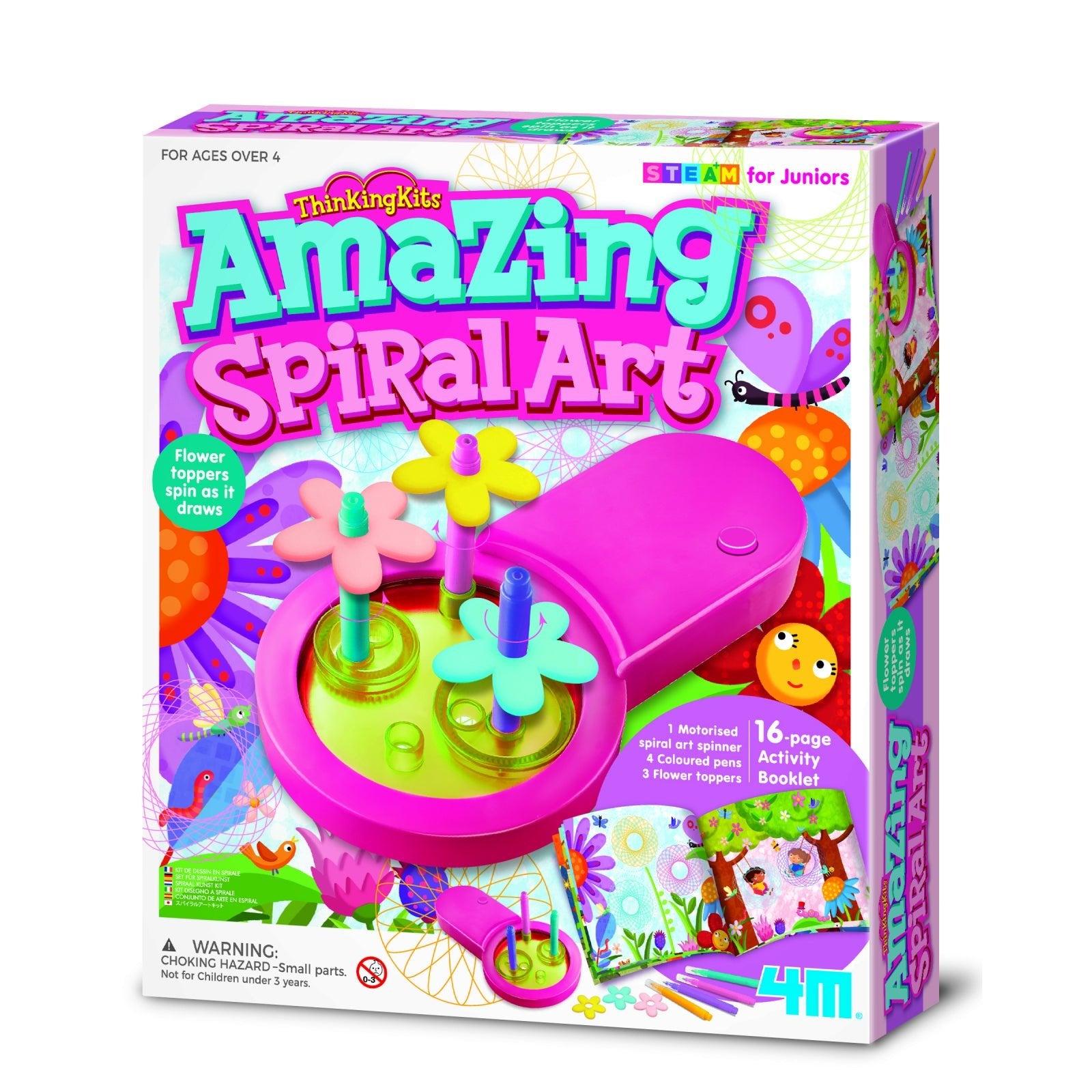 Kit creativ STEM - Carioci dansante, ThinkingKits - 4M - Publisol.ro