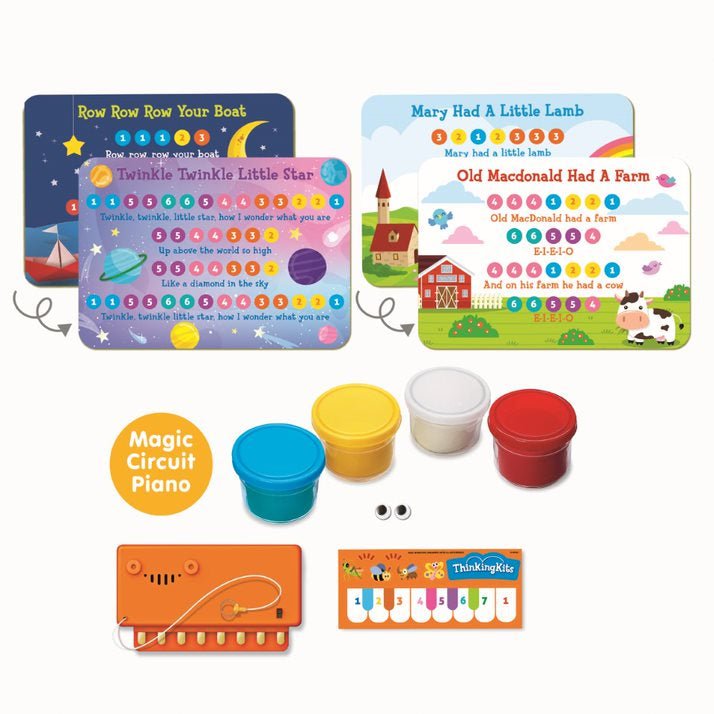 Kit creativ STEM - Pianul distractiv, ThinkingKits - 4M - Publisol.ro