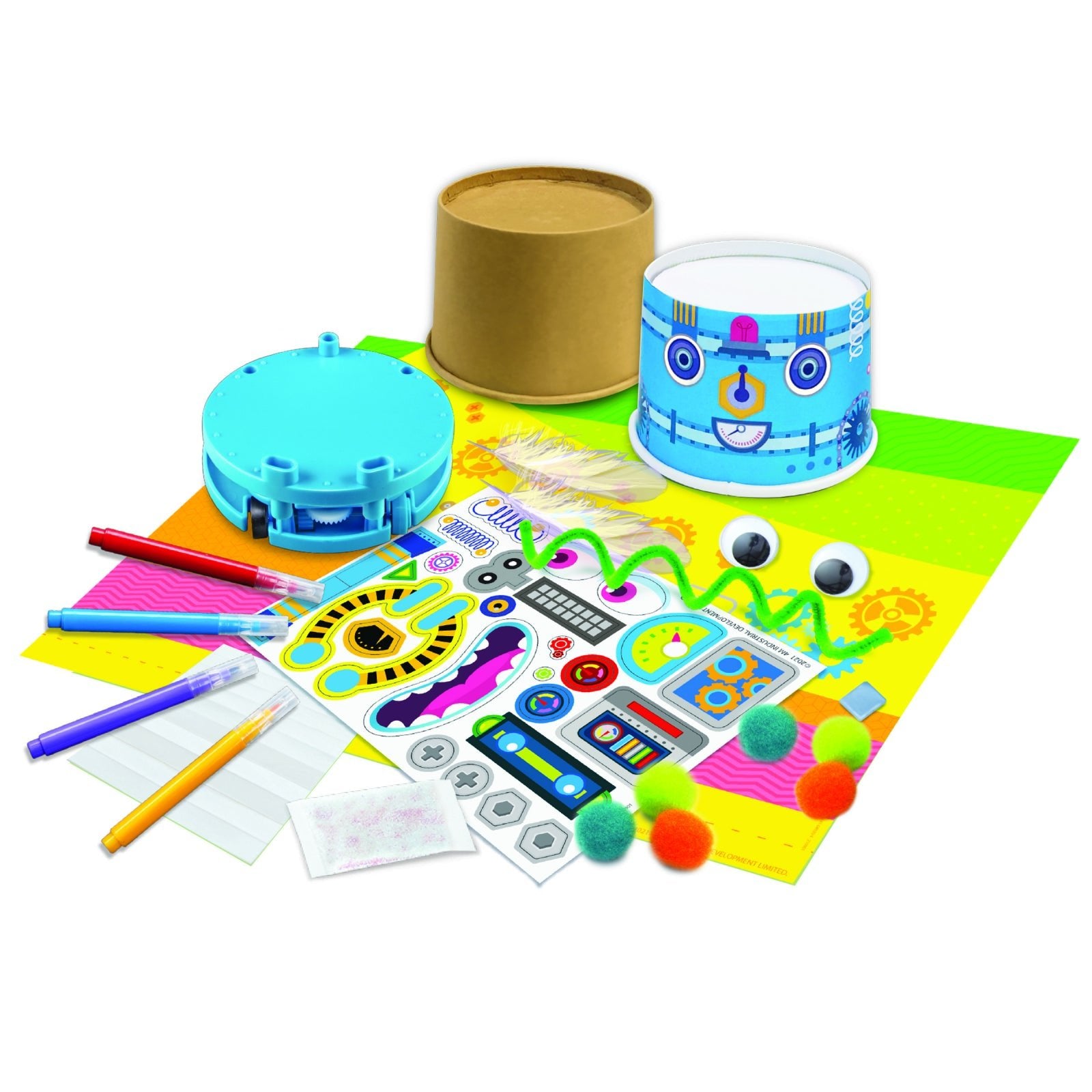 Kit creativ STEM - Robotul din carton, Thinking Kits - 4M - Publisol.ro
