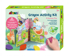 Kit de activitati cu creioane colorate - Distractie in 4 anotimpuri - Avenir