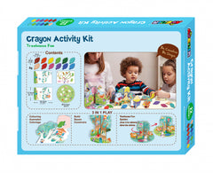 Kit de activitati cu creioane colorate - Distractie in casuta din copac - Avenir