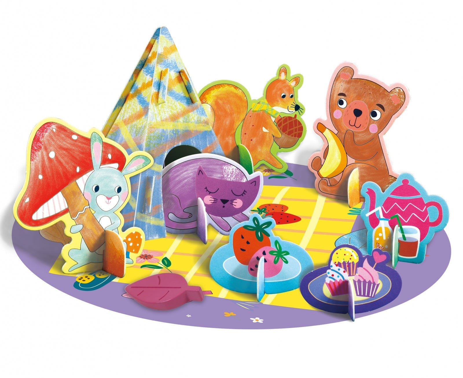 Kit de activitati cu creioane colorate - La picnic - Avenir - Publisol.ro