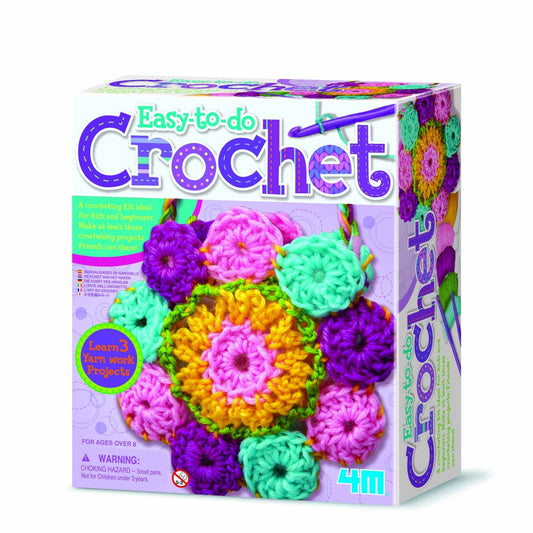 Kit de crosetat pentru copii, usor de facut - 4M - Publisol.ro