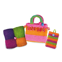 Kit de tricotat pentru copii, usor de facut - 4M