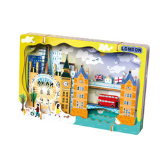 Kit DIY - Creaza Peisaj Urban 3D din lemn - Londra - Avenir