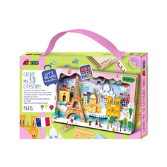 Kit DIY - Creaza Peisaj Urban 3D din lemn - Paris - Avenir