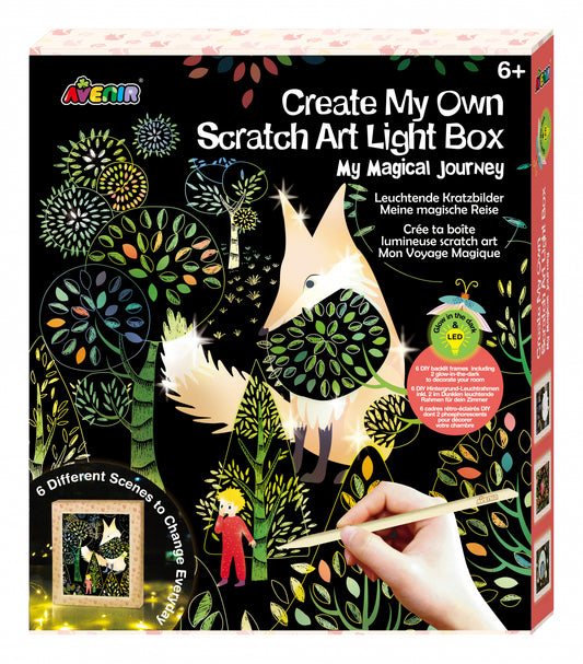 Kit DIY de razuit - Lumina de Veghe pentru camera - Calatorie Magica - Avenir