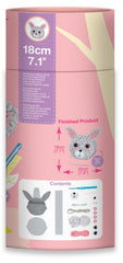 Kit DIY Loopie Fun - Prima mea geanta de plus bucle, Iepuras - Avenir - Publisol.ro