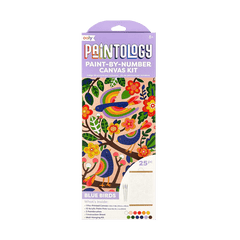 Kit panza canvas - Picteaza pe numere - Blue Birds - Ooly - Publisol.ro