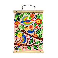 Kit panza canvas - Picteaza pe numere - Blue Birds - Ooly - Publisol.ro