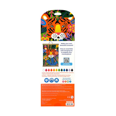 Kit panza canvas - Picteaza pe numere - Tiger Eyes - Ooly