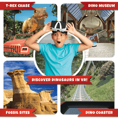 Kit STEM interactiv VR - Descopera Dinozaurii in Realitate Virtuala - Abacus Brands - Publisol.ro