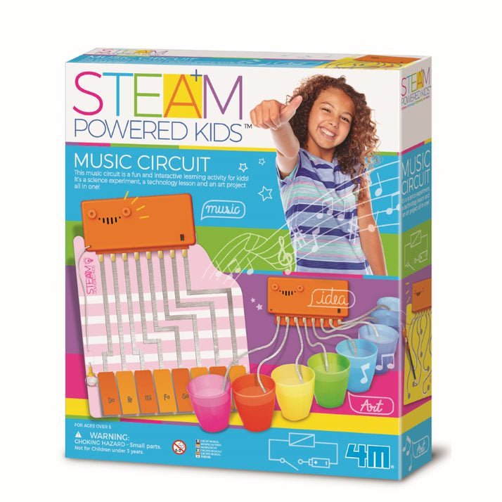 Kit stiintific Circuit Muzical, STEAM Kids - 4M - Publisol.ro