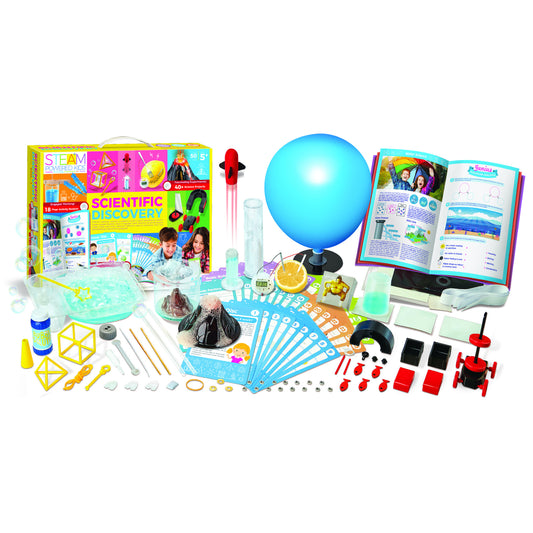 Kit stiintific - Descoperiri stiintifice Vol. 1 - 42 experimente, STEAM Kids - 4M